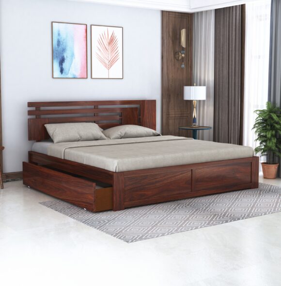 Aelinia Queen Drawer Bed